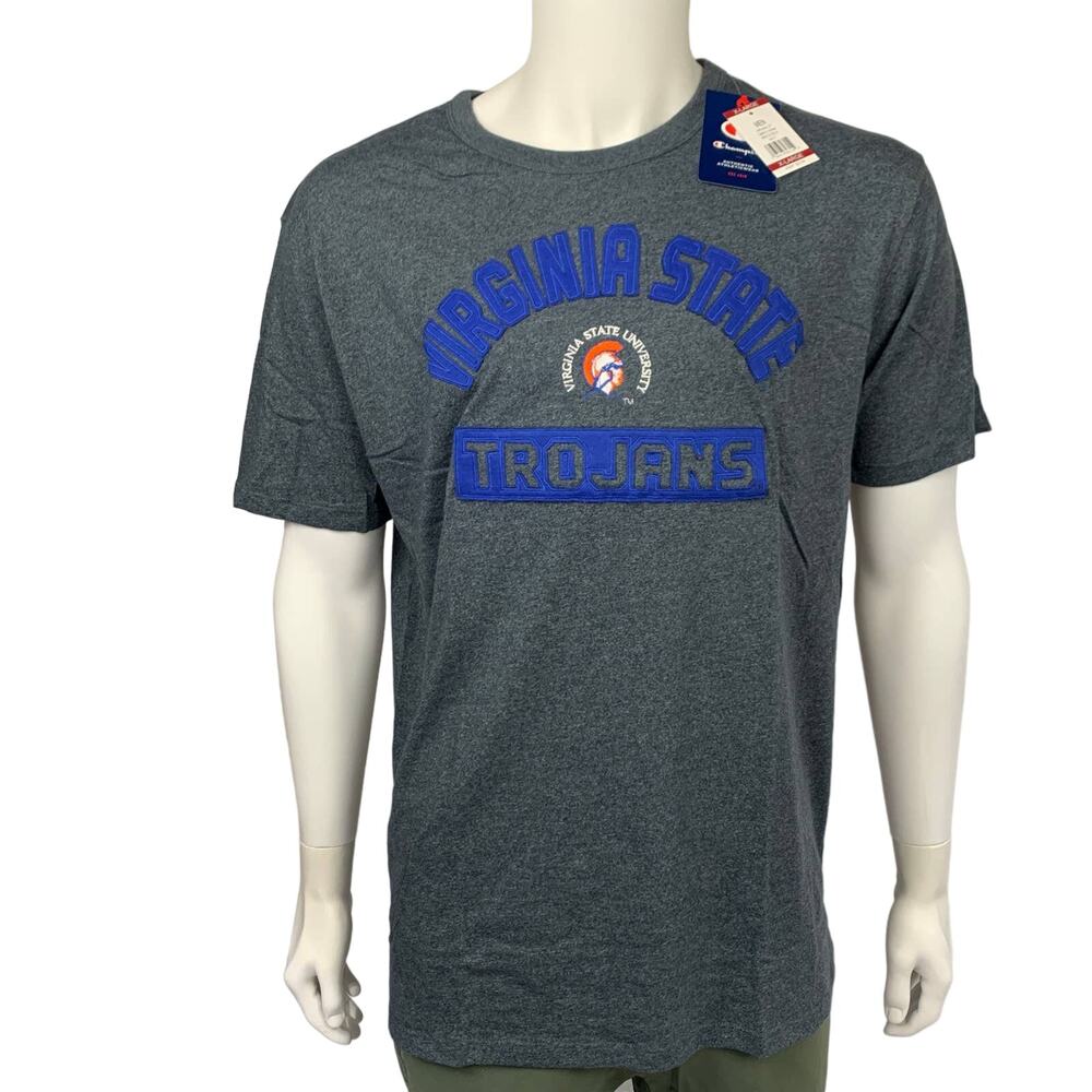 Virginia State University Trojans Men's Gray T-Shirt XL